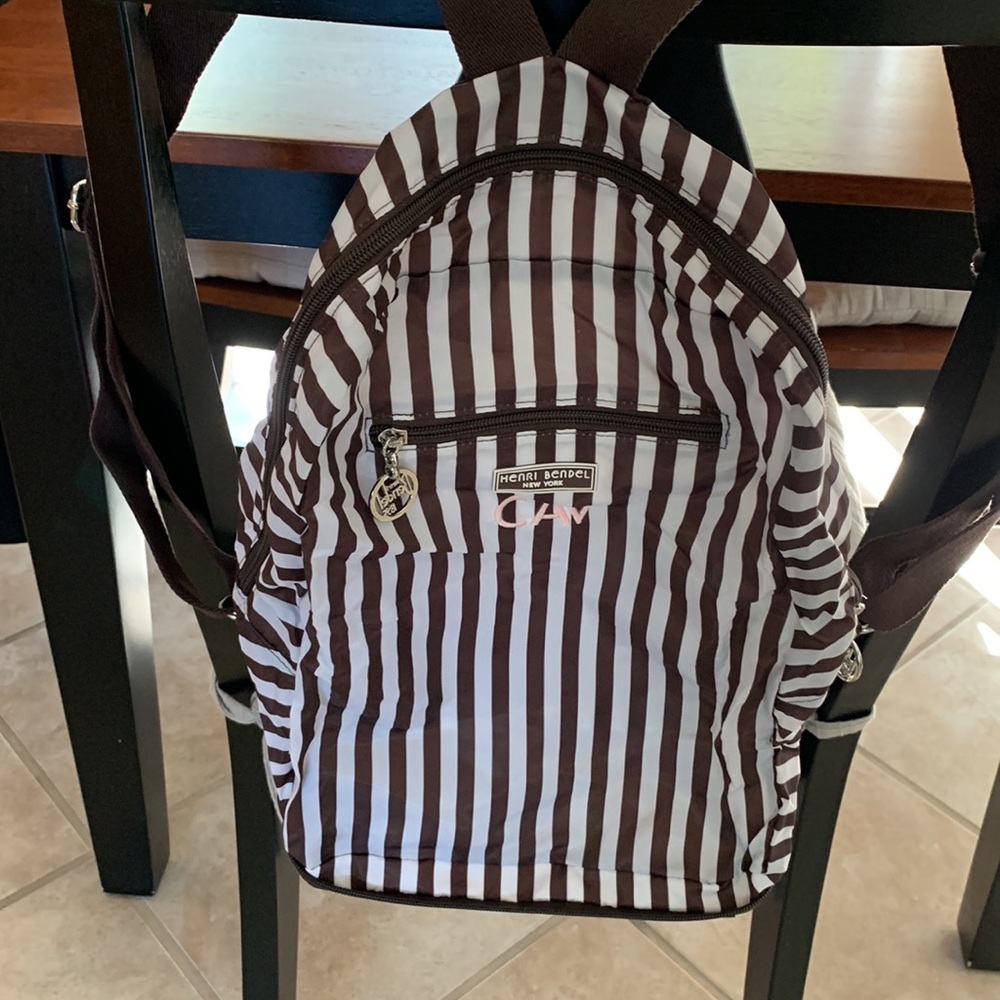 Henri Bendel New York collapsible backpack